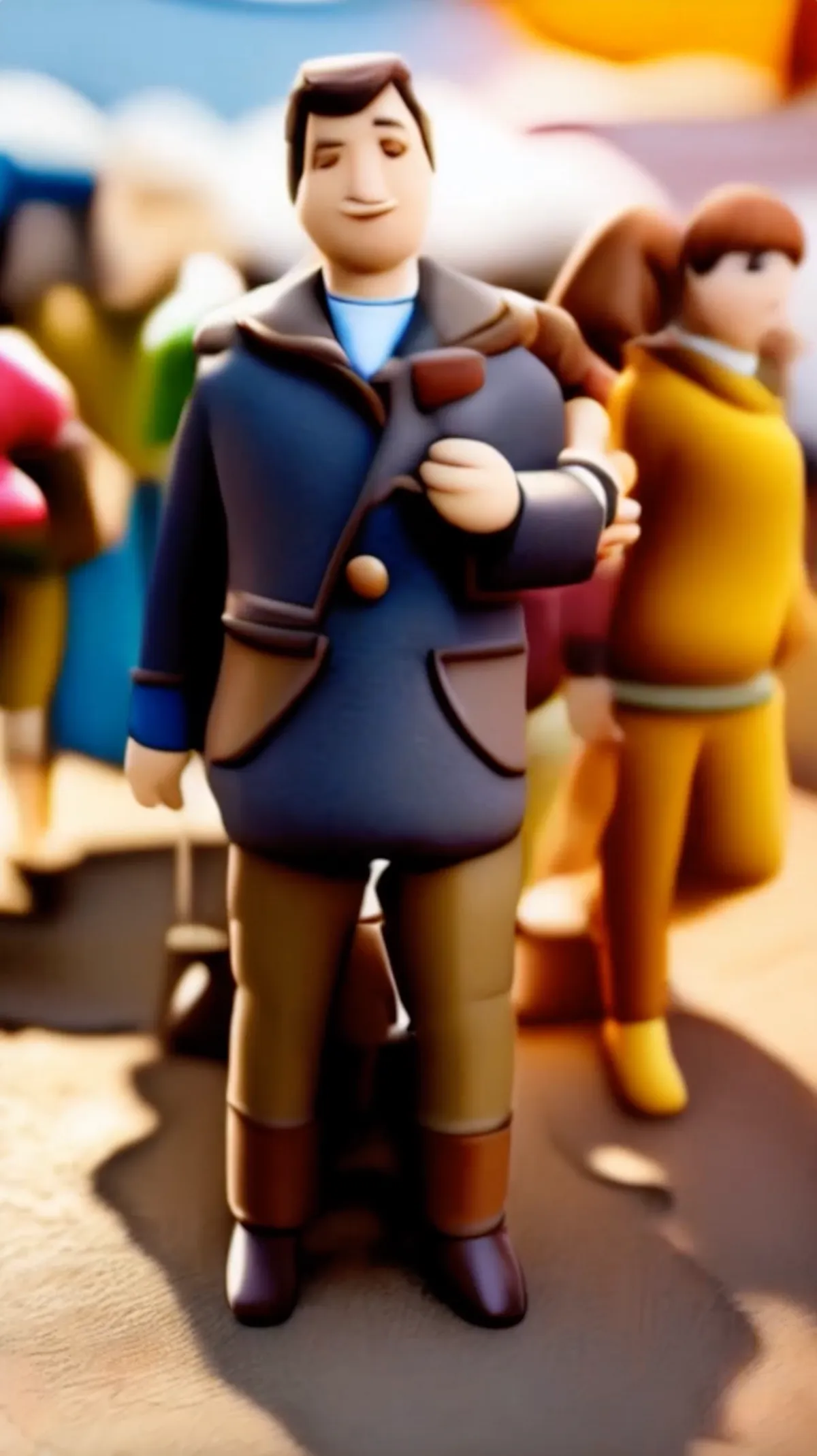 Peter is it art frame 10-claymation by MickeyMcManus | Looking Glass Blocks